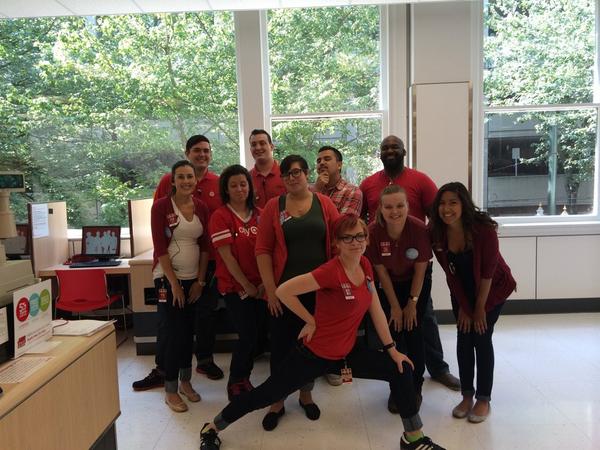 #denimdays at 2791, this team is ready to sell some denim!