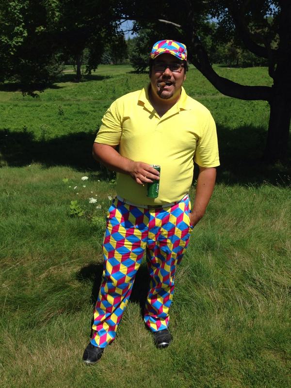 Jklub16's tweet photo. My golf partner for the day. John Daly's Mexican son! #gowanda http://t.co/MYDhKhEZ6e