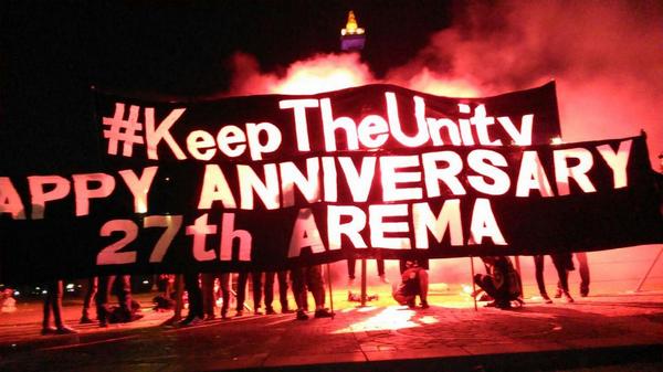 AremaDjakarta's tweet photo. Dipilihnya Monas, karena merupakan simbol kota Jakarta sebagai Ibukota negara. #27NuhatArema #KeepTheUnity http://t.co/TeFUB29y5v