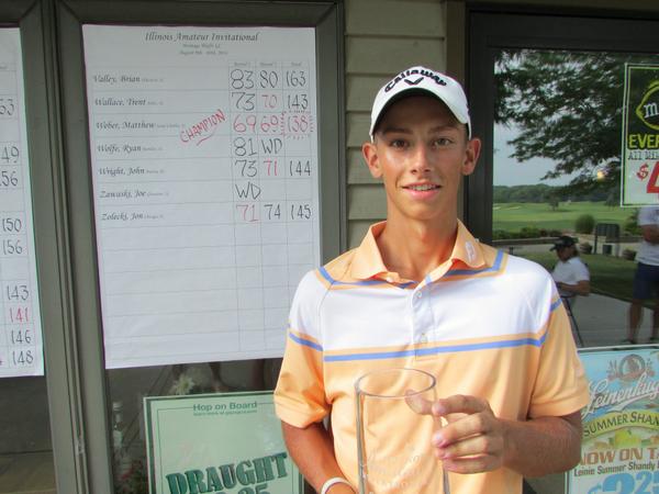 LocalAmGolf's tweet image. Congratulations 2014 Illinois Amateur Invitational - Champion, Matthew Weber. Results - bit.ly/1ogdwOj