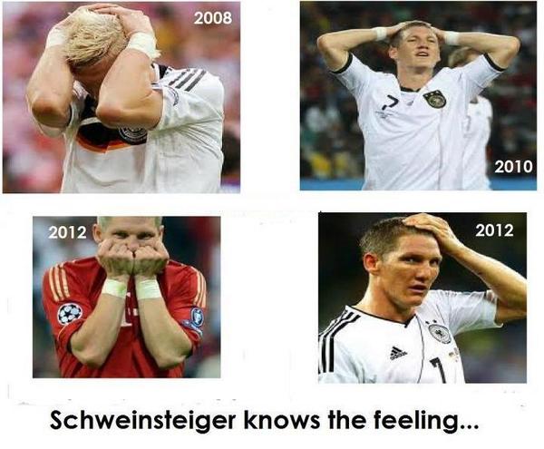 Schweinsteiger lived this before the glory of 2013 and 2014