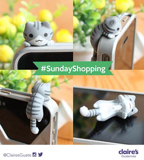 ClairesGuate's tweet image. Mira estos lindos plugs para tu cel #CuteTech
Úsalos para proteger la entrada de audífonos del polvo y la suciedad.