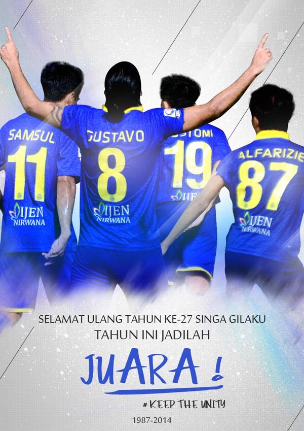 gustylopez8's tweet photo. #felizcumpleaños #Selamat ulang tahun AREMA 27 años http://t.co/KjdqJ6vh8l