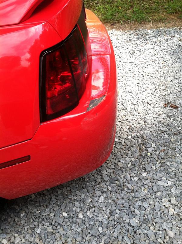 chasesmith308's tweet photo. To who ever rammed my car last night over night, fuck you. http://t.co/Kx0B0vC3Wz