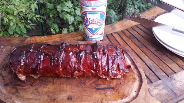 turtle_vienna's tweet image. Perfect chillout after a long day of #bbq! #BaconExplosion #PGAChampionship #skygolf #Wiesberger #KinoUnterZwetschgen