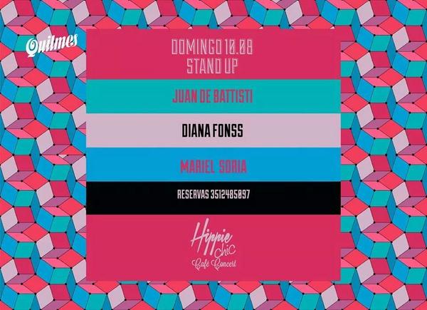 #domingo 22hs #standup hippie chic <a href="/NocheCordoba/">Noche Cordoba</a>