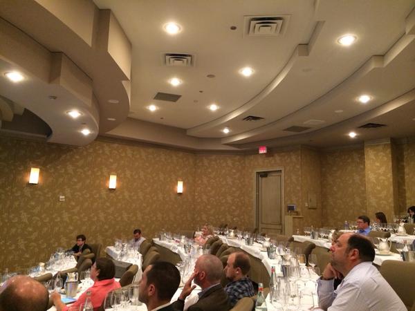 lizdowty's tweet photo. With all these empty seats, there are a lot of available shots! @TEXSOM drinking game @gkruth #reduction #pyrazines http://t.co/GwKKEsQtyx