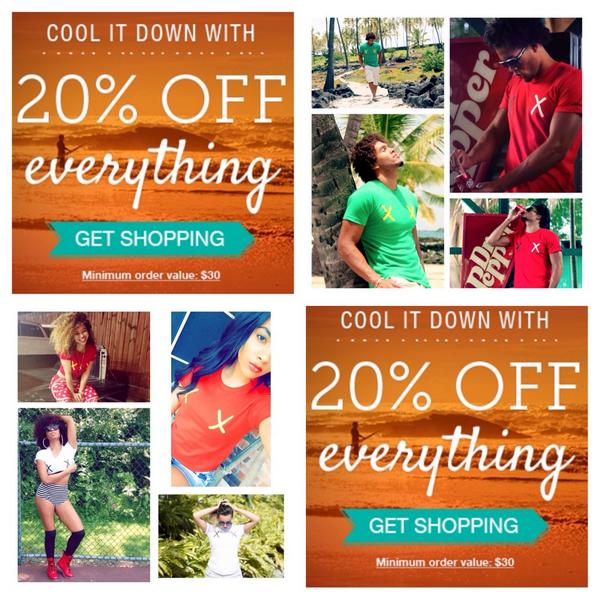 60emma48's tweet photo. Shop our SUMMER SALE now ! 💸

Use code SUMMER14 and take 20% off your order of $30 or more ! 

http://t.co/62M1juADtF http://t.co/6SIiS2qpZC