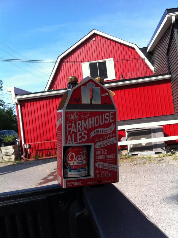 Look at the new @OastHouseBeer farmhouse ale packaging. Easy to carry #saison and #bieredegarde