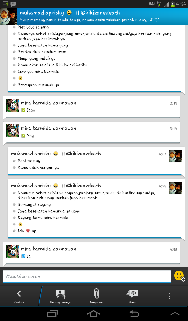 mirakarmidaa's tweet photo. Ngk cuman malem pagi jg bgnii bbmnyaa,, berasa ulngtahun tiap hariiiii dah http://t.co/kJTe6rCf9B