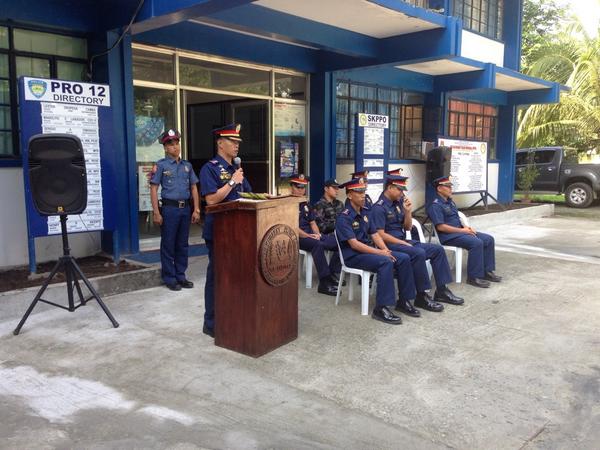 12003Aj's tweet photo. Monday flag raising ceremony at SKPPO Camp Col Amando Dumlao Sr. Isulan, Sultan Kudarat. http://t.co/1EFcoZbOUv