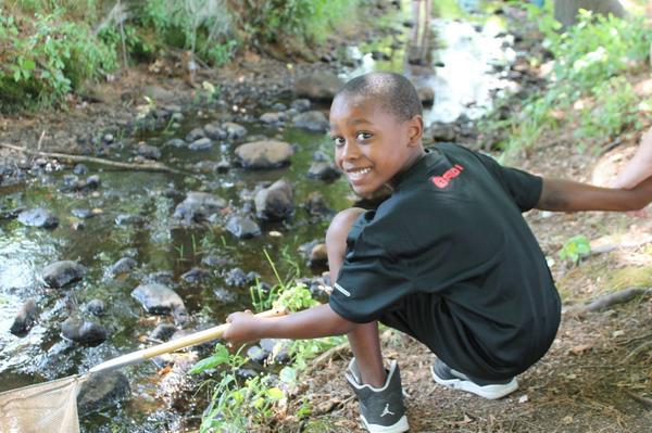 Fun in the creek at #campwonderland! #SACamp14