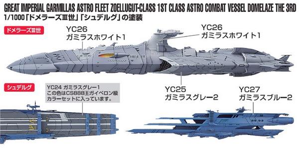 宇宙戦艦ヤマト2199 1/1000scale ドメラーズⅢ世&カラー GSIクレオス ホビー部 on X: