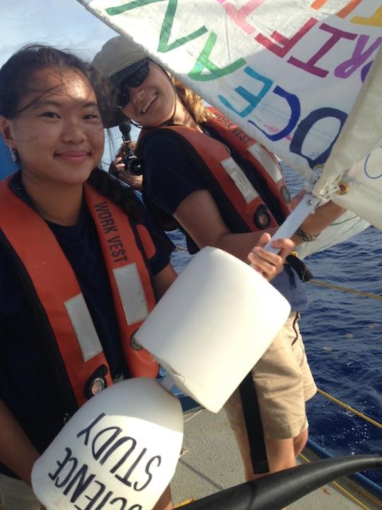 afundis's tweet photo. A successful deployment of the 1st of our student drifters from @EVNautilus http://t.co/GusbF0BJnK #futureexplorers http://t.co/Gaho8yJL22