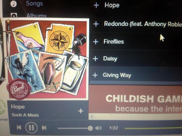 ShipwrecksOC's tweet photo. And for today's tunes, we've got the lovely @SUCHAMESSCA http://t.co/fLfWzYtJvk
