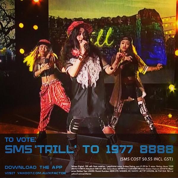 DanniiMinogue's tweet photo. Still time to vote. Lines close 12pm (AEST) today http://t.co/aXxsvAbPj6 #DanniisGroups #TeamMinogue @thexfactor_au http://t.co/7WgGxKSuqc
