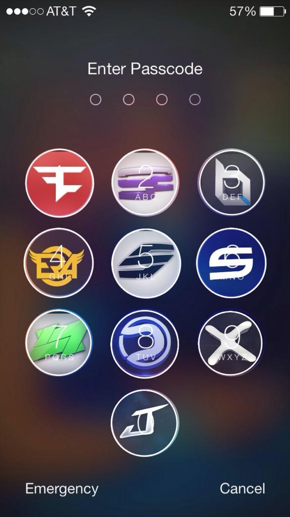 JacobyFC's tweet image. Just made this awesome looking iPhone lock screen with all different clan logos. RT if you want it!