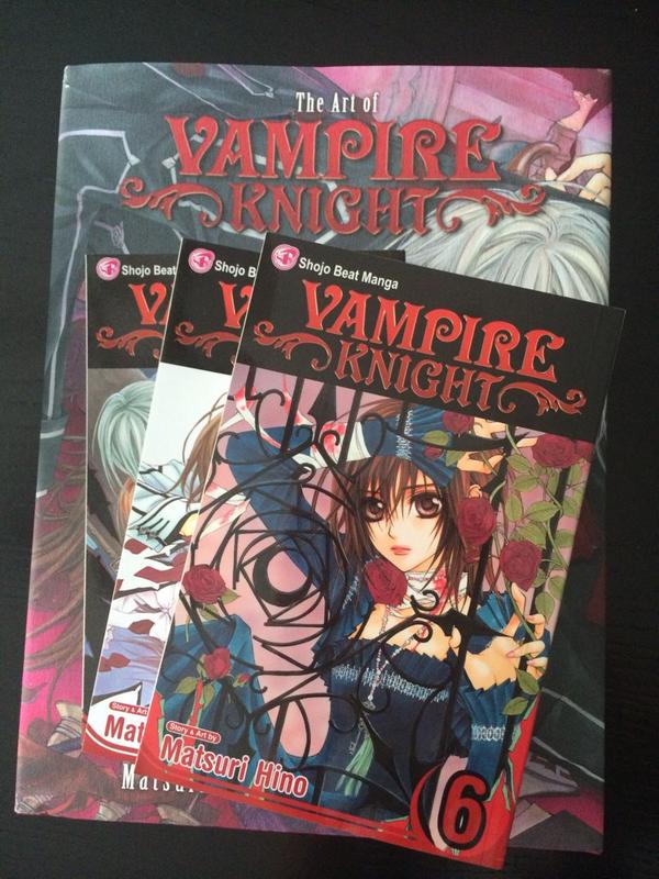 AnimeMaven's tweet photo. Thanks for the #manga sale @shojobeat - picked up my next round of #VampireKnight books! ^_^ http://t.co/LDdhKDpKg6