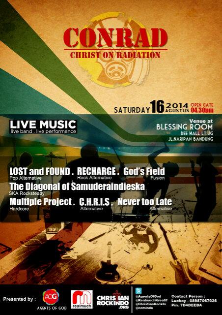 realmuchkreatif's tweet image. Watch Fresh Christian Music di acara CONRAD Music Fest, Sabtu 16/08/14. Open gate 16.30. @Multipleproject #RTPlis