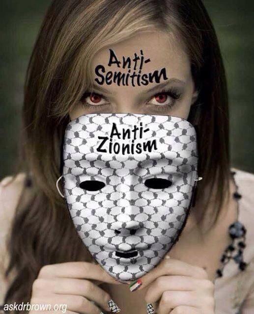 Risultati immagini per antisemitism antisionism mask