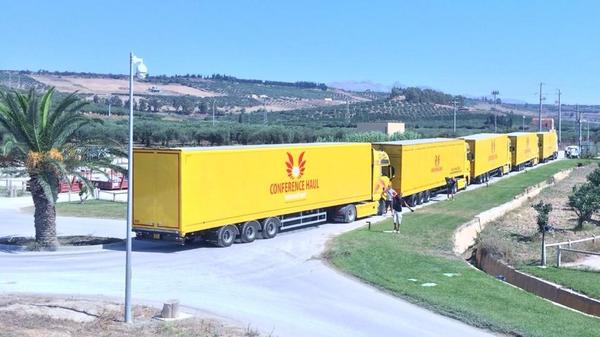 Loaded ready to leave Sicily....