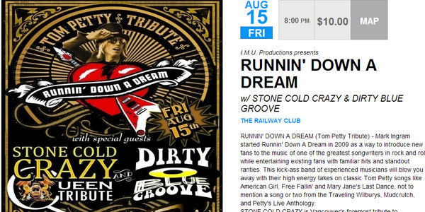 ShowYouGo's tweet image. Tributes to Tom Petty and Queen this Friday @RailwayClub in #Vancouver  ♬ buff.ly/1uEqxkn ♬  @Vancouver_Now