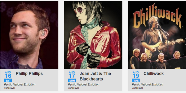 ShowYouGo's tweet image. 15 more Summer Night Concerts @PNE_Playland ! ♬ buff.ly/1kV972W ♬  #SNC @Phillips @joanjett @Vancouver_Now