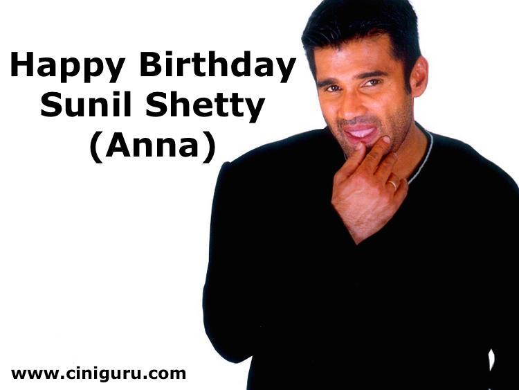 A Great Actor Celebrates His Today Happy Birthday Sunil Shetty at Ciniguru. 
