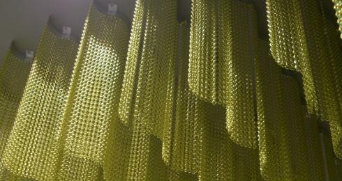 kriskadecor's tweet image. KriskaDECOR metal curtains add personality and warmth to @Malaga Airport #Spain ow.ly/AbiSZ  #design