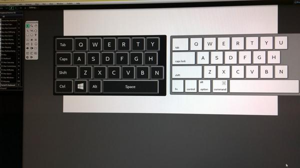 AndrewNRoxanna's tweet image. Keyboards!!.......Partial keyboards!!....... #mastersproject #edtech #zebrazapps