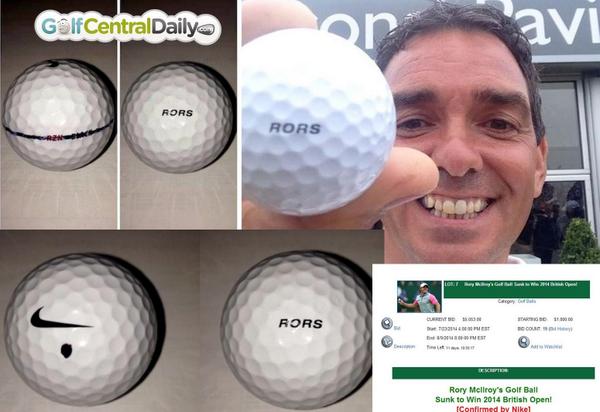 GolfCentralDoc's tweet photo. Auction ends for Rors @RLGCHoylake winning ball. At $52,000!

http://t.co/1kvhgAQsuE http://t.co/HejxsaXwAP