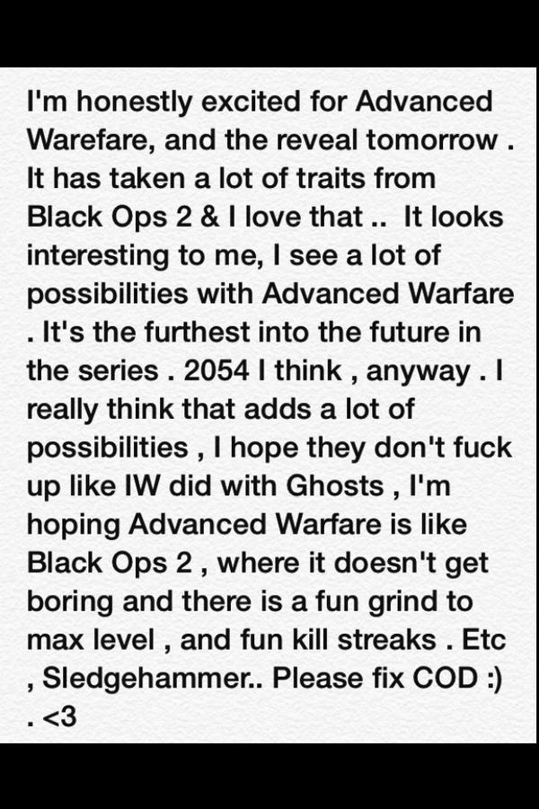 4K_Envision's tweet image. @SHGames @CallofDuty .  #FixCod , #AdvancedWarfareMP , #AdvancedWarfare , #ImproveCOD #CallOfDuty .