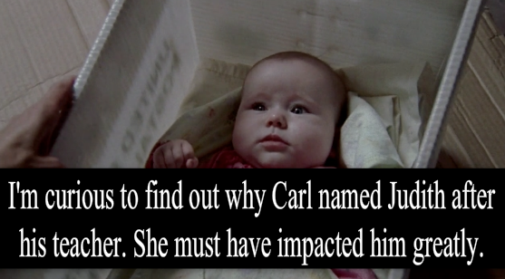 TWDConfessions_'s tweet photo. Maybe it was just his favorite teacher.

#JudithGrimes #JudithWalsh #TWDConfession http://t.co/mAG5OT9g1p