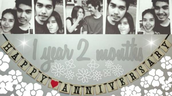 madepramasanti's tweet photo. Happy Anniversary 1 Thn 2 Bln ya sayang:') Makin sayang dan cinta ya sama aku:') Love you sayangku♥ @agungkurniadii http://t.co/FKYgiMBbnl