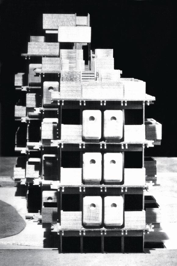 AGUA_architects's tweet photo. #review Kisho Kurokawa. Box-type Mass-produced Apartments, 1963 http://t.co/TLGniKo9iX