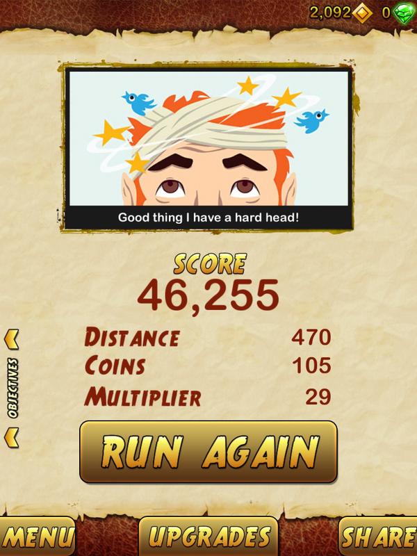 RizzRizzo's tweet photo. I got 46255 points while escaping from a Giant Demon Monkey. Beat that! http://t.co/7xZINLbUHK http://t.co/HqTc03eh1L