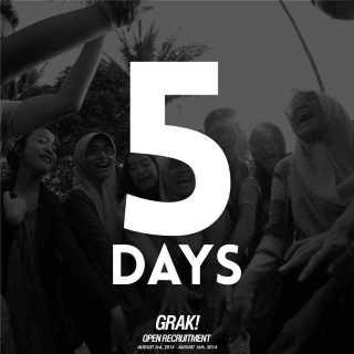 Yes. Exactly, buat kamu yang ready jadi agent of change kamu masih punya sisa 5 hari lagi nih u/ cek form <a href="/GRAKbgr/">GRAK!</a> !!