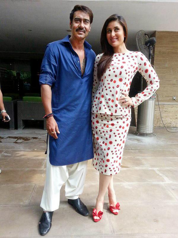 ajaydevgn's tweet image. In Delhi today, for @SinghamReturns promotion.