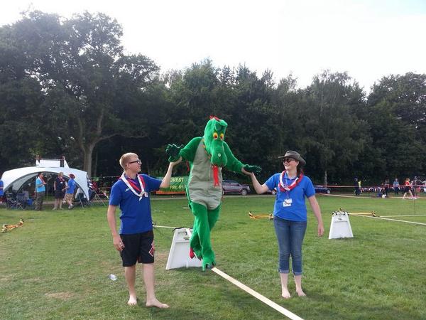 We just had a visit from <a href="/Eatonvale/">Eaton Vale Activity Centre</a> mascot at @NORJAM2014 !