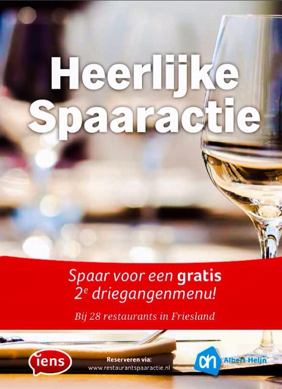 Voor meer informatie: restaurantspaaractie.nl