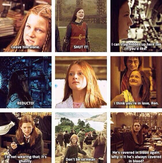 Happy birthday Ginny! Ginny Weasley quotes. 