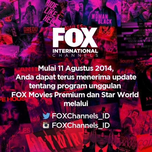 Dapatkan update program unggulan kami dengan Follow IG kami di @FOXChannels_ID sekarang!