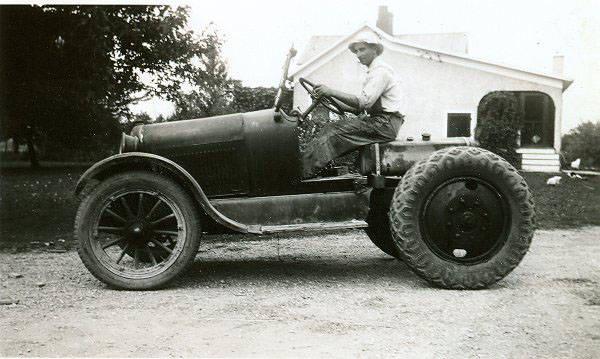 A farmer on a home-built tractor in 1939 #ThisWasCLE