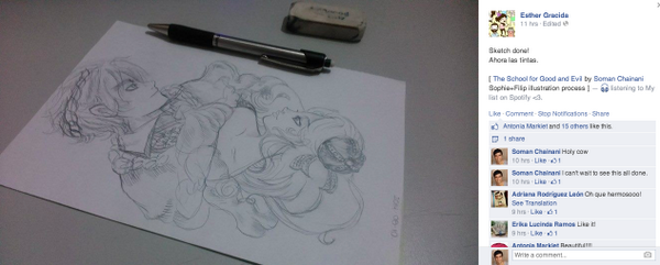 Soman Chainani Over 1000 Pieces Of School For Good Evil Fanart On The Web Here S A Wip From Esther Gracida Of Sophie Filip Http T Co Nugeuognz6 Soman Chainani Over 1000 Pieces Of School For Good Evil Fanart On The Web Here S A Wip From Esther Gracida Of Sophie Filip Http T Co Nugeuognz6