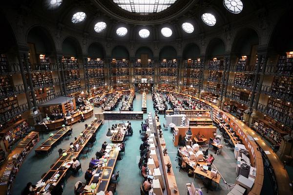 Bibliotheque nationale de #France: A new landmark of Paris was opened in 1996. #travel