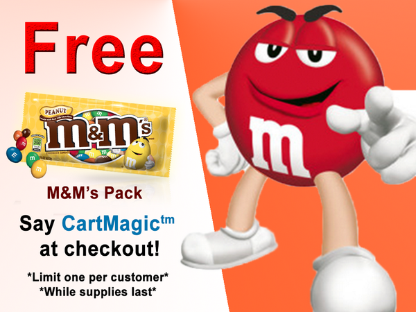 RetailShopSys's tweet photo. Be sure to get you some FREE CANDY. At our Ashley’s Supermarket location just say Cart Magic at Checkout. http://t.co/Fs3HMLKDGa