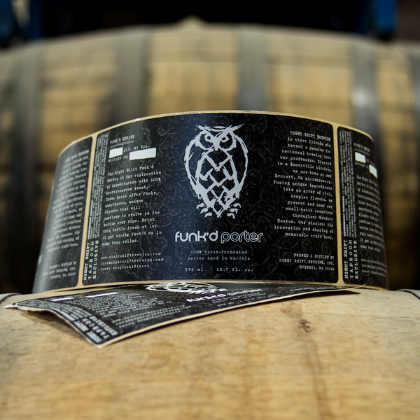 NightShiftBeer's tweet photo. This Thurs: #FunkdPorter bottle release @5pm! #barrelaged #brettfermented, more details here: http://t.co/FfGJNVLWWV http://t.co/T5G9lJlsDW