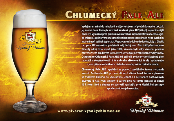 pivniburza's tweet photo. Po delší době se u nás objeví pivo, které jsme na čepu ještě neměli. Jedná se o Chlumecký Pale Ale 11°. http://t.co/i3i9OzaInO