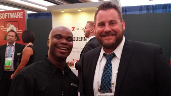 ClickBank's tweet image. Lex of @LoadedCash collaborating with Nick Coats of #clickbank at #ASE14