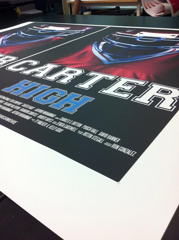 Ready for the new #carterhighmovie? We sure are, and so are these large format #print movie posters.